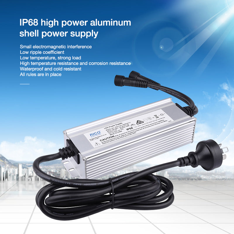 Dc12-60v high quality aluminum case 100W IP68 waterproof constant pressure LED switching power supply
